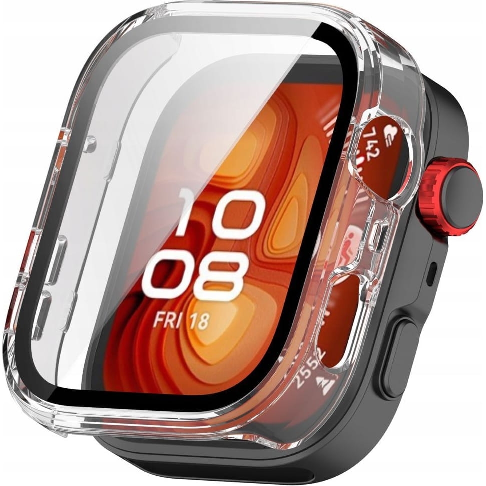 Image of Etui + szkło Tech-Protect Defense360 do Huawei Watch Fit 4 Pro, przeźroczyste