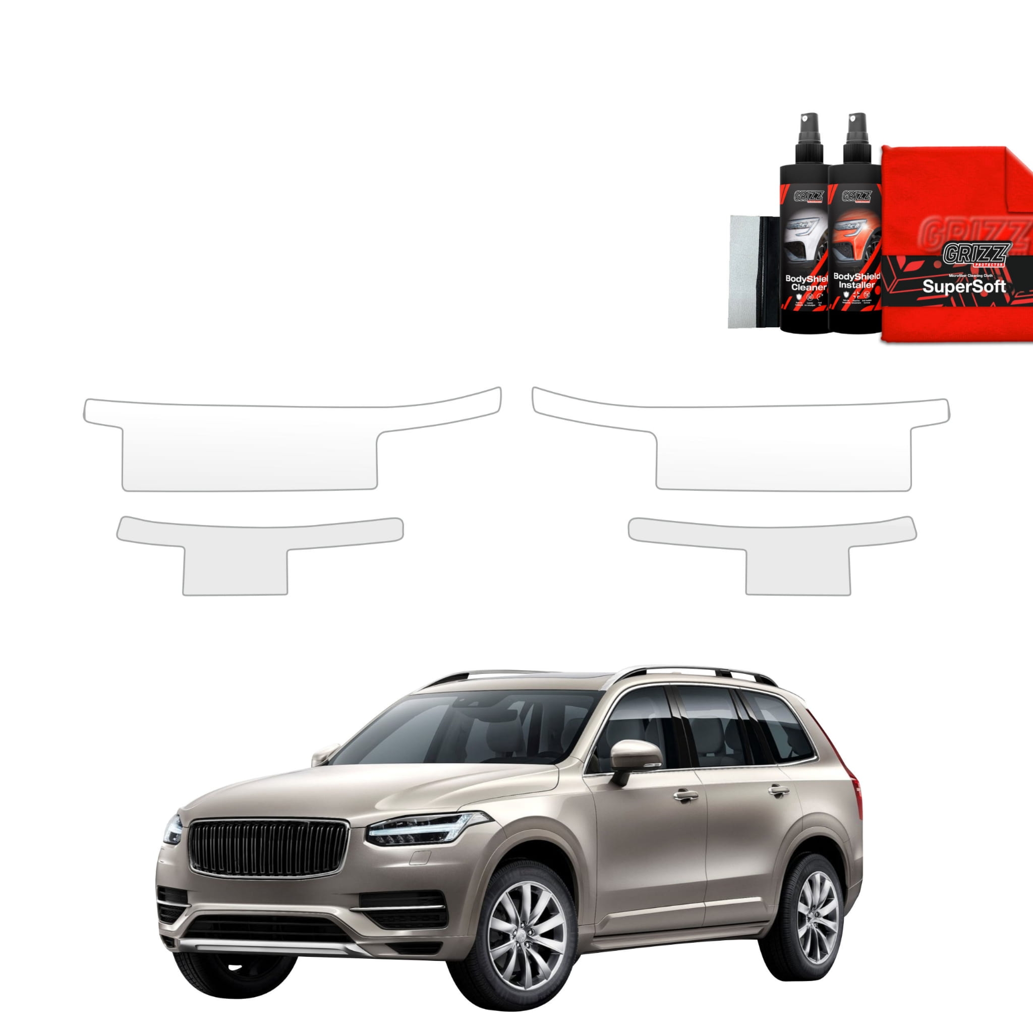 4w1 Folia ochronna na progi Grizz Protector do Volvo XC90 (2015-2020)