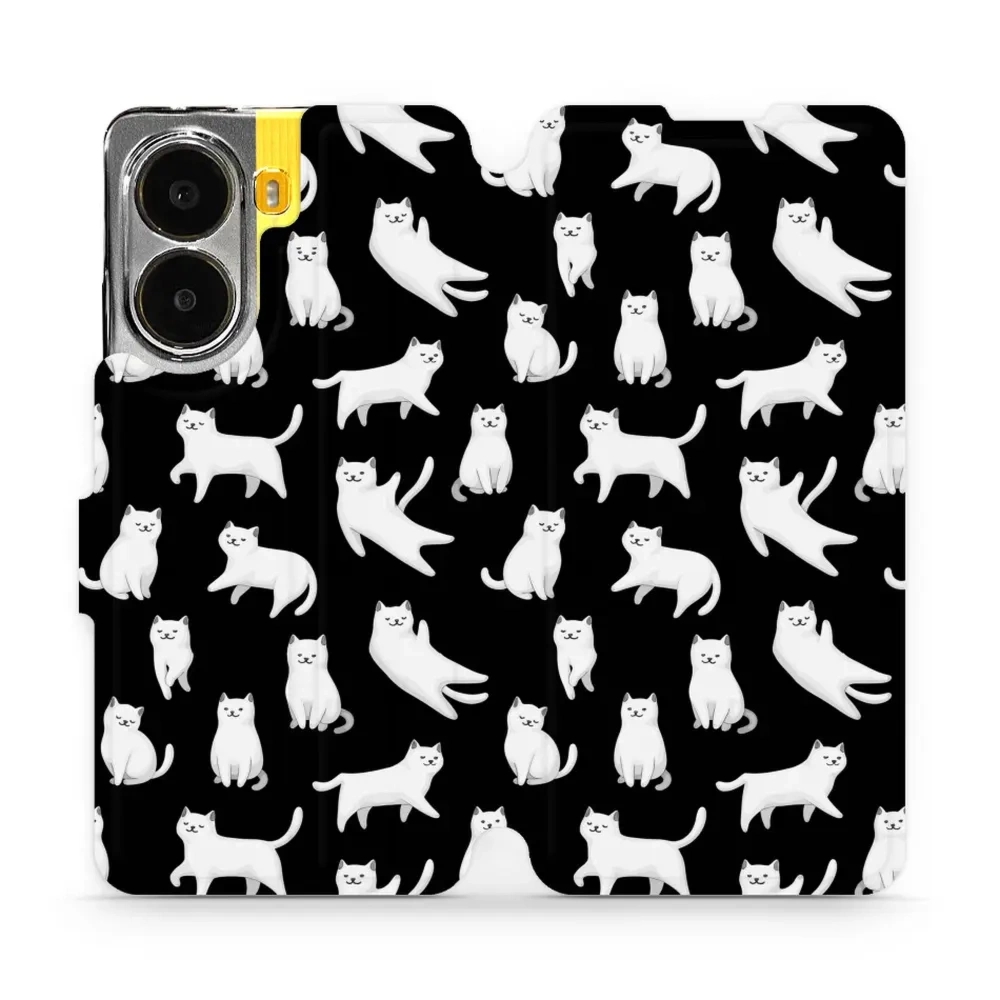 Etui z klapką do Xiaomi POCO X7 Pro, Mobiwear Book, kotki luna