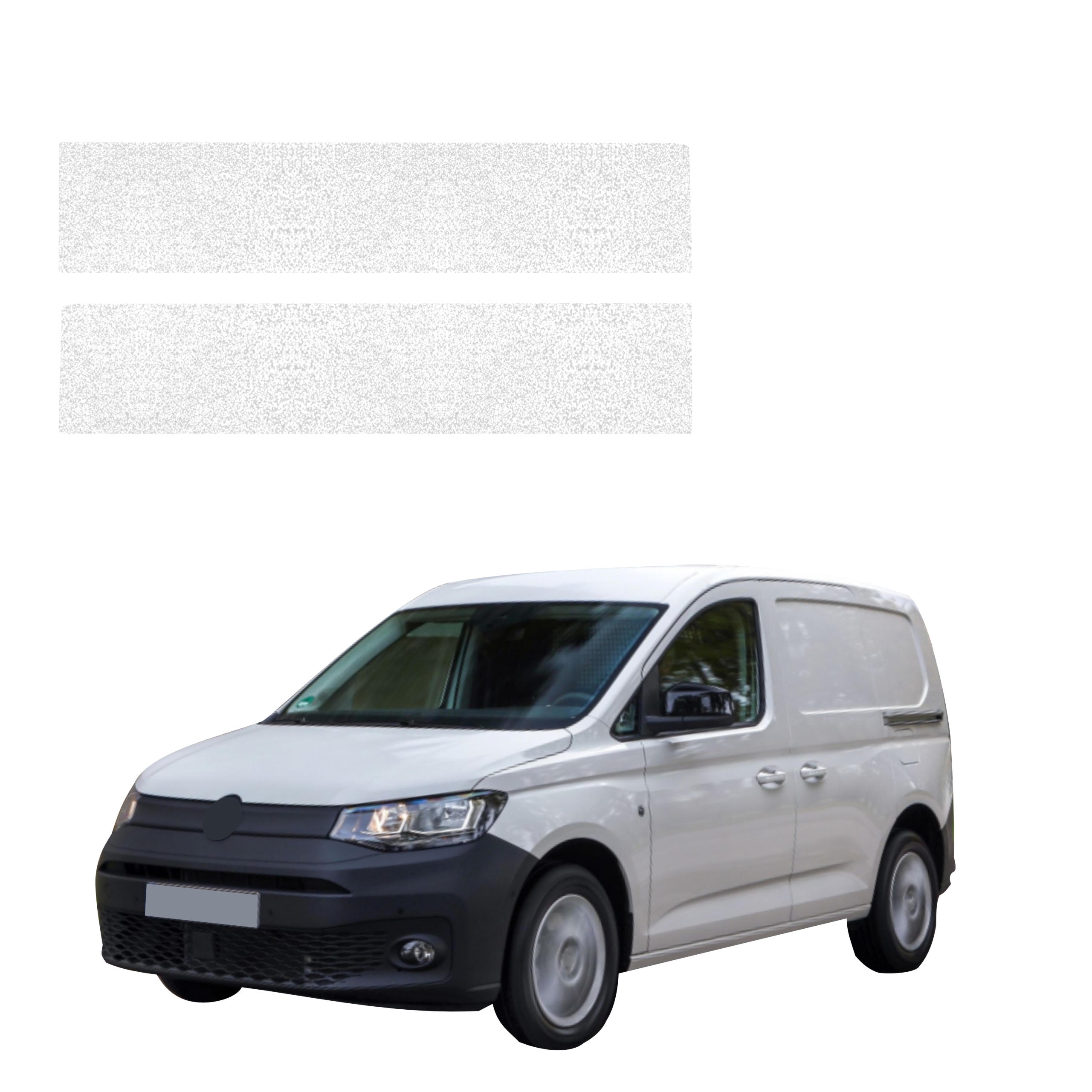 2w1 Biała powłoka techniczna Grizz Protector na przednie progi bez wcięcia Volkswagen Caddy Cargo (2020-2026)