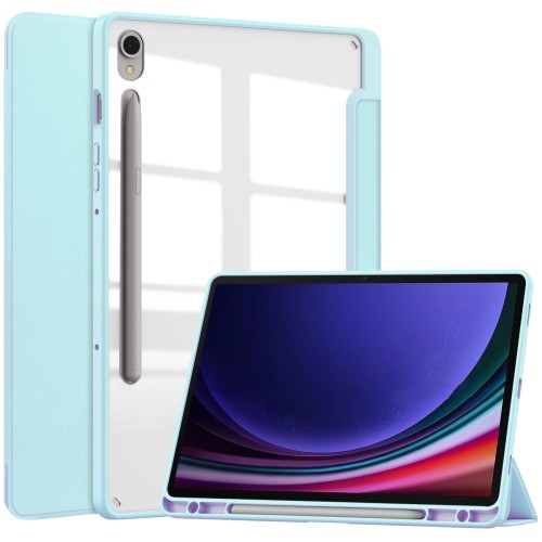 Image of Etui Bizon Case Tab Clear Matt do Galaxy Tab S9, błękitne