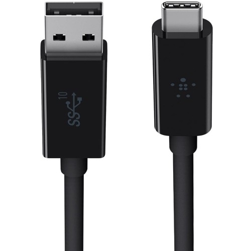 Image of OUTLET: Kabel Belkin PD 3.1 USB-A do USB-C 3A 1m, czarny