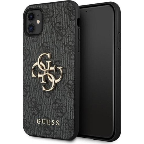 Image of Etui Guess 4G Big Metal Logo do iPhone 11 / XR, szare