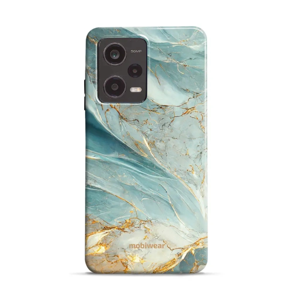 Etui ochronne do Xiaomi Redmi Note 12 Pro 5G, Mobiwear Elite Pro, żyła lazuru