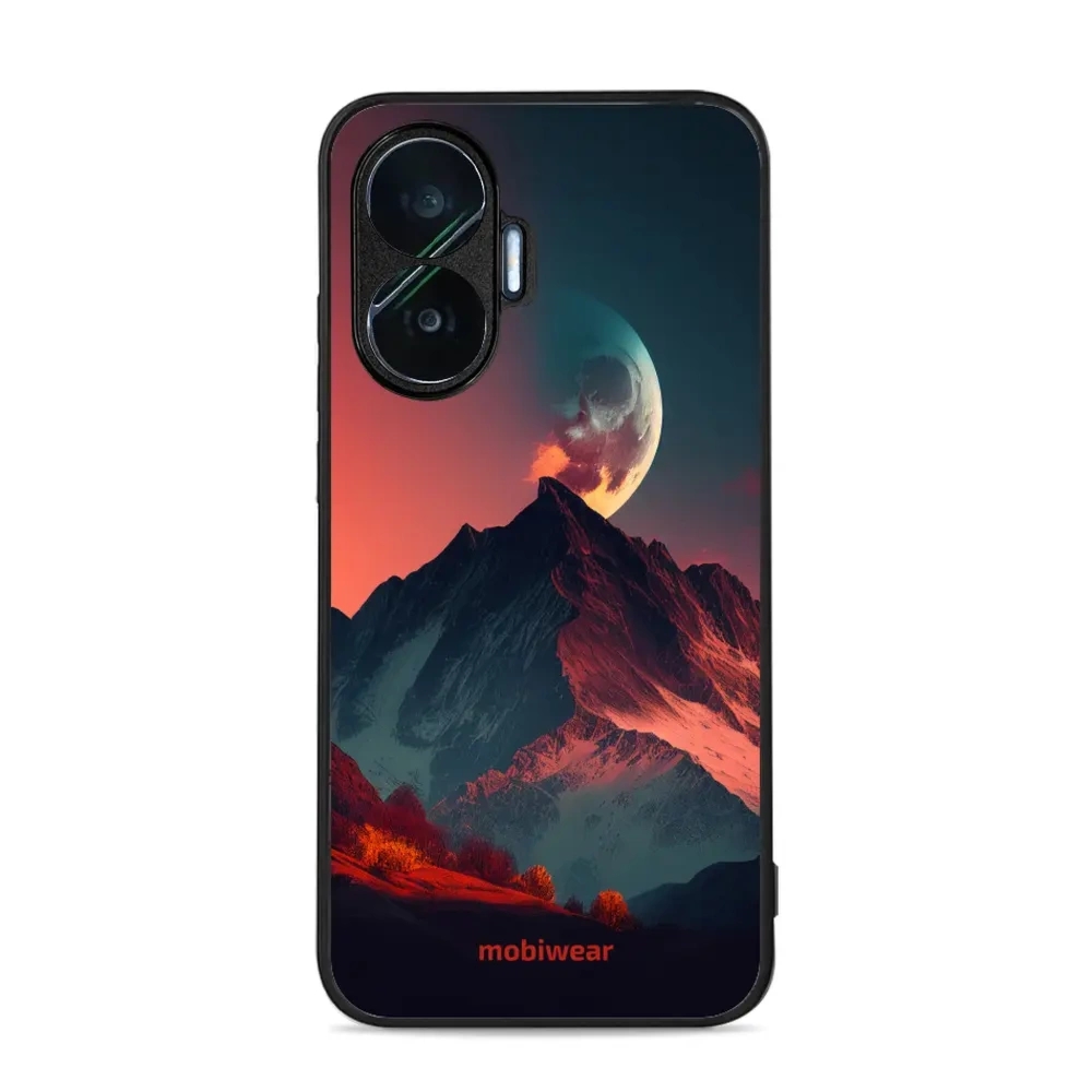 Etui ochronne do Xiaomi POCO F7, Mobiwear Glossy Case, górski zmierzch