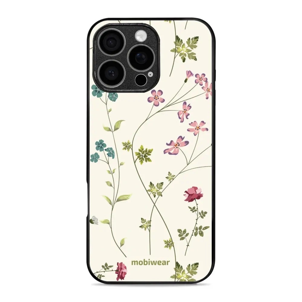 Etui ochronne do iPhone 16 Pro Max, Mobiwear Glossy Case, sielski kwiat