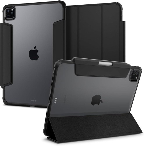 Image of Etui do iPad Pro 11 2022/2021/2020/2018, Spigen Ultra Hybrid Pro v2, przezroczyste / czarne