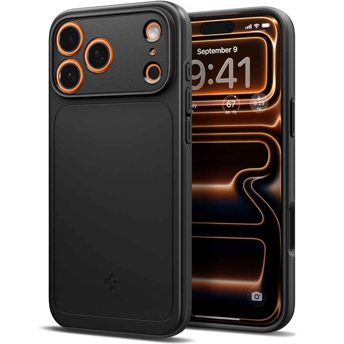 Etui Spigen Thin Fit Mag do MagSafe do iPhone 17 Pro, czarne