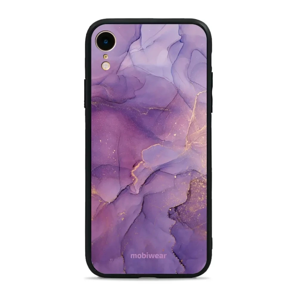 Etui ochronne do iPhone Xr, Mobiwear Glossy Case, fioletowe