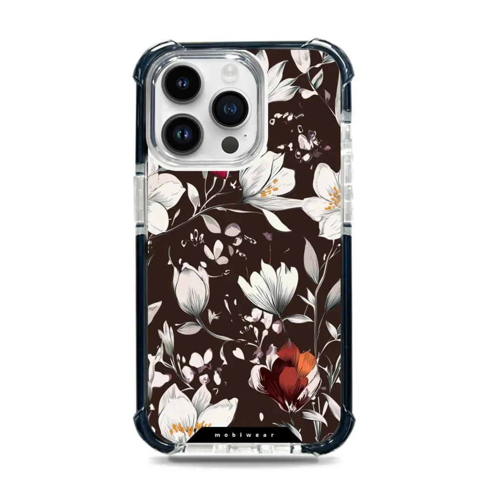 Etui ochronne do iPhone 14 Pro Max do MagSafe, Mobiwear Elite Bumper, nocny bukiet