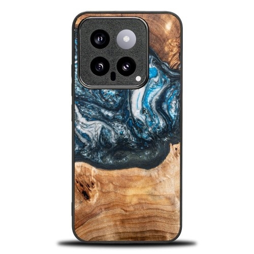 Image of Drewniane etui do Xiaomi 14, Bewood Unique Planets Ziemia