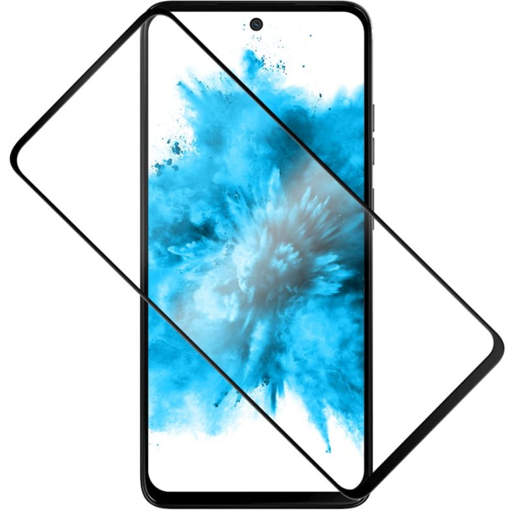 Image of Szkło hartowane Fixed Full Cover 2.5D Tempered Glass do Motorola Moto G15 / Power, czarna ramka