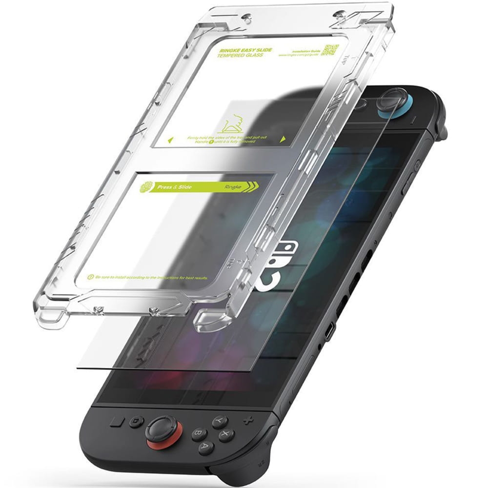 Szkło hartowane na ekran z aplikatorem Ringke Easy Slide 2-Pack do Nintendo Switch 2