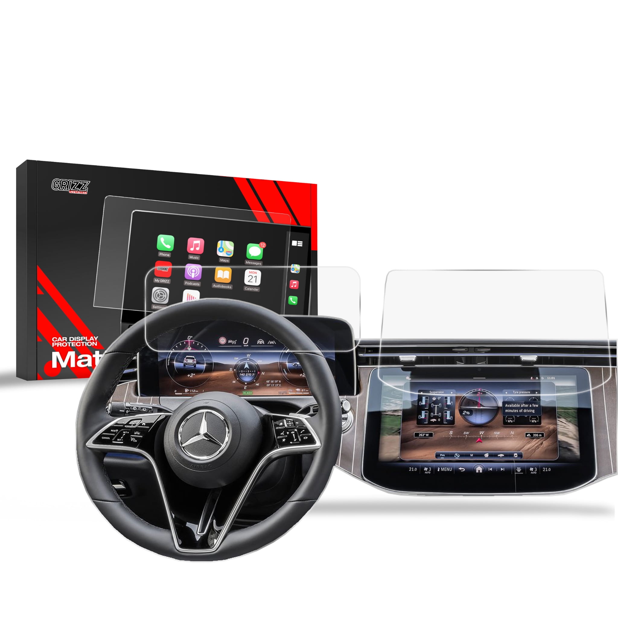 Image of Folia matowa 2w1 Grizz Protector do Mercedes E Klasa W214 Widescreen (2023-2025)