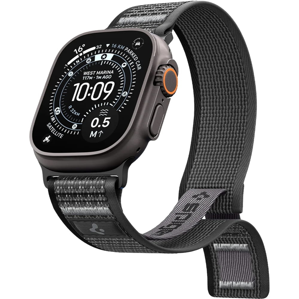 Pasek Spigen Athlex Air 2 do Apple Watch 49/46/45/44 mm, czarno-szary