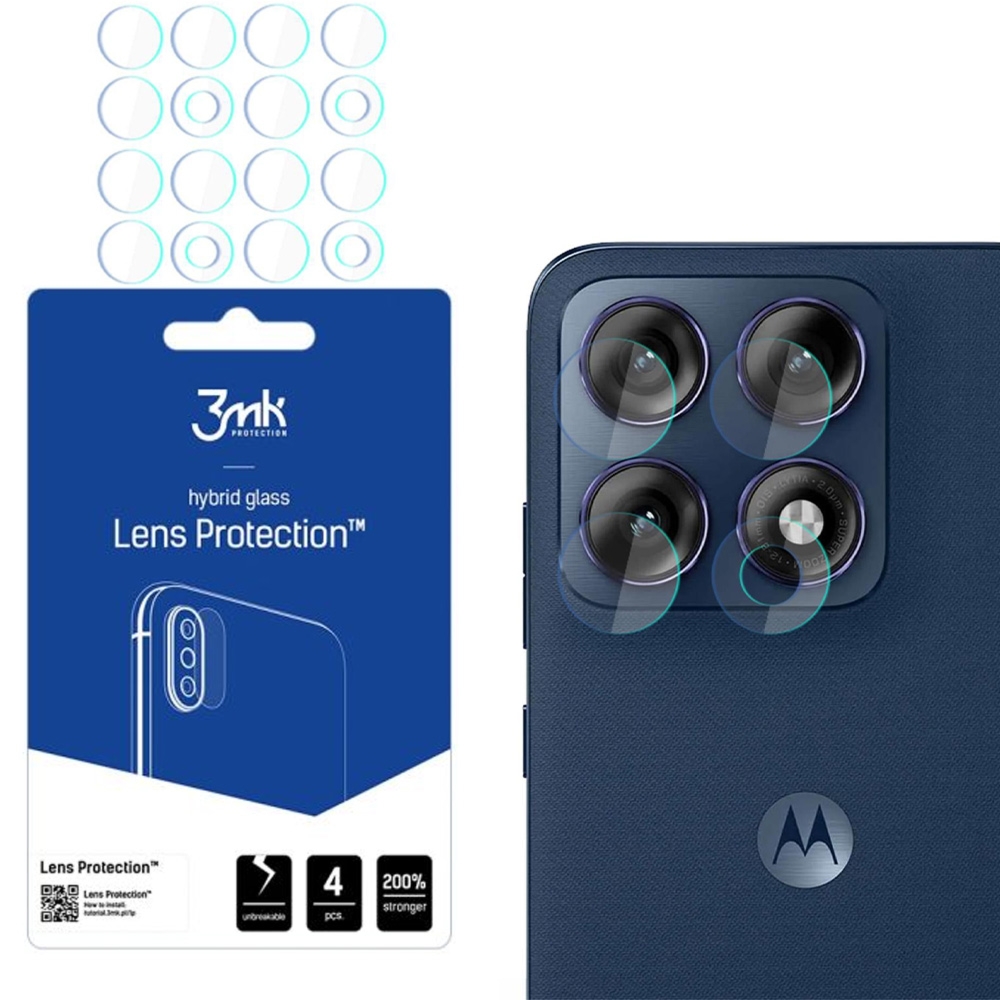 Osłona na aparat 3mk Lens Protection do Motorola Edge 70 Pro, 4 zestawy