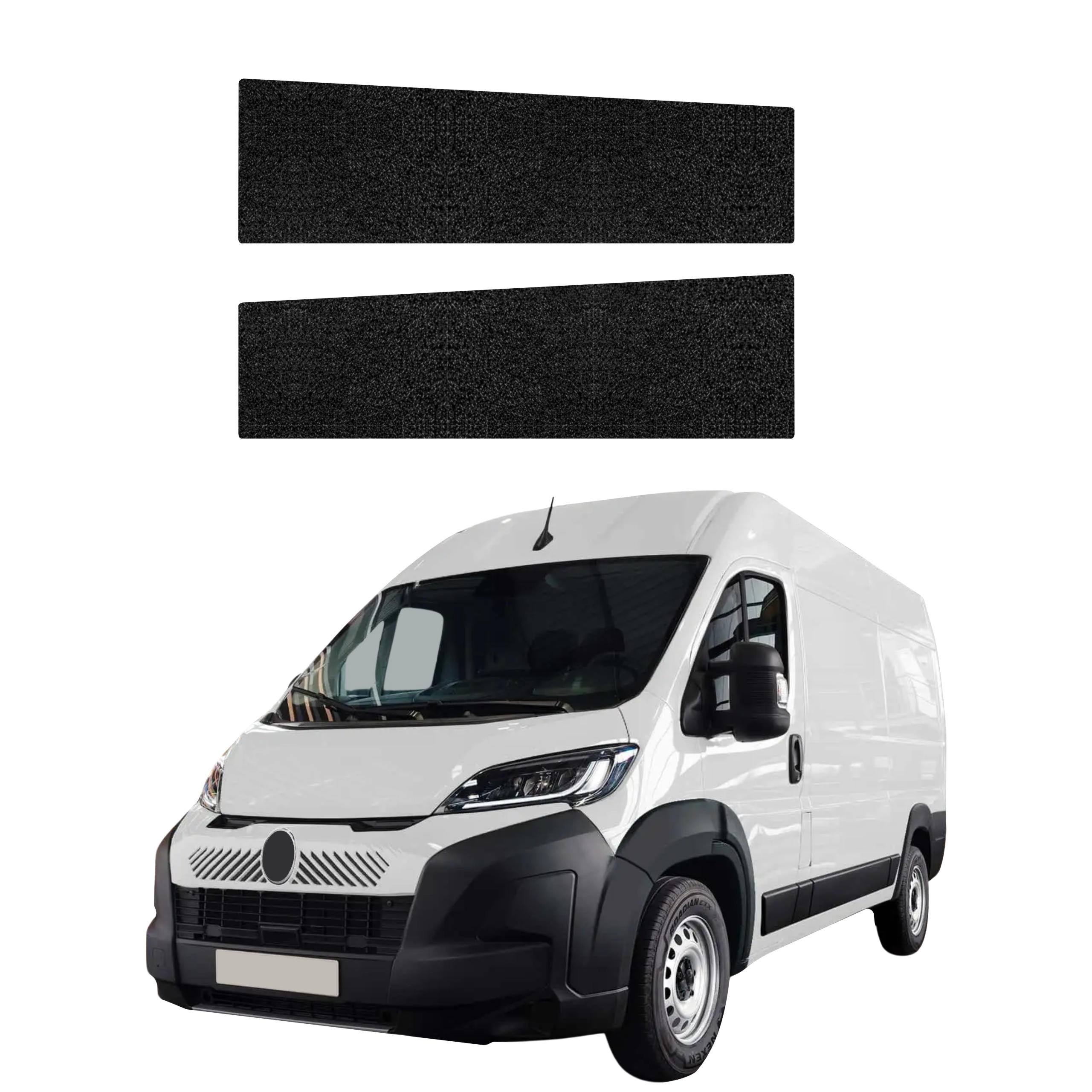 2w1 Czarna powłoka techniczna Grizz Protector na przednie progi Citroen Jumper (2006-2026)