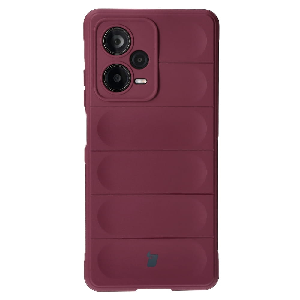 Image of Pancerne etui Bizon Case Tur do Xiaomi Redmi Note 12 Pro+ 5G, burgundowe