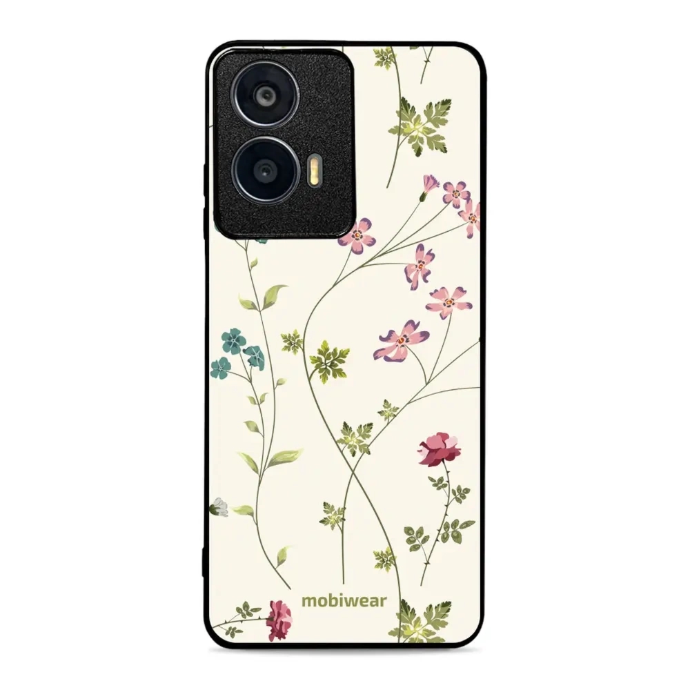 Etui ochronne do Motorola Moto G04, Mobiwear Glossy Case, sielski kwiat