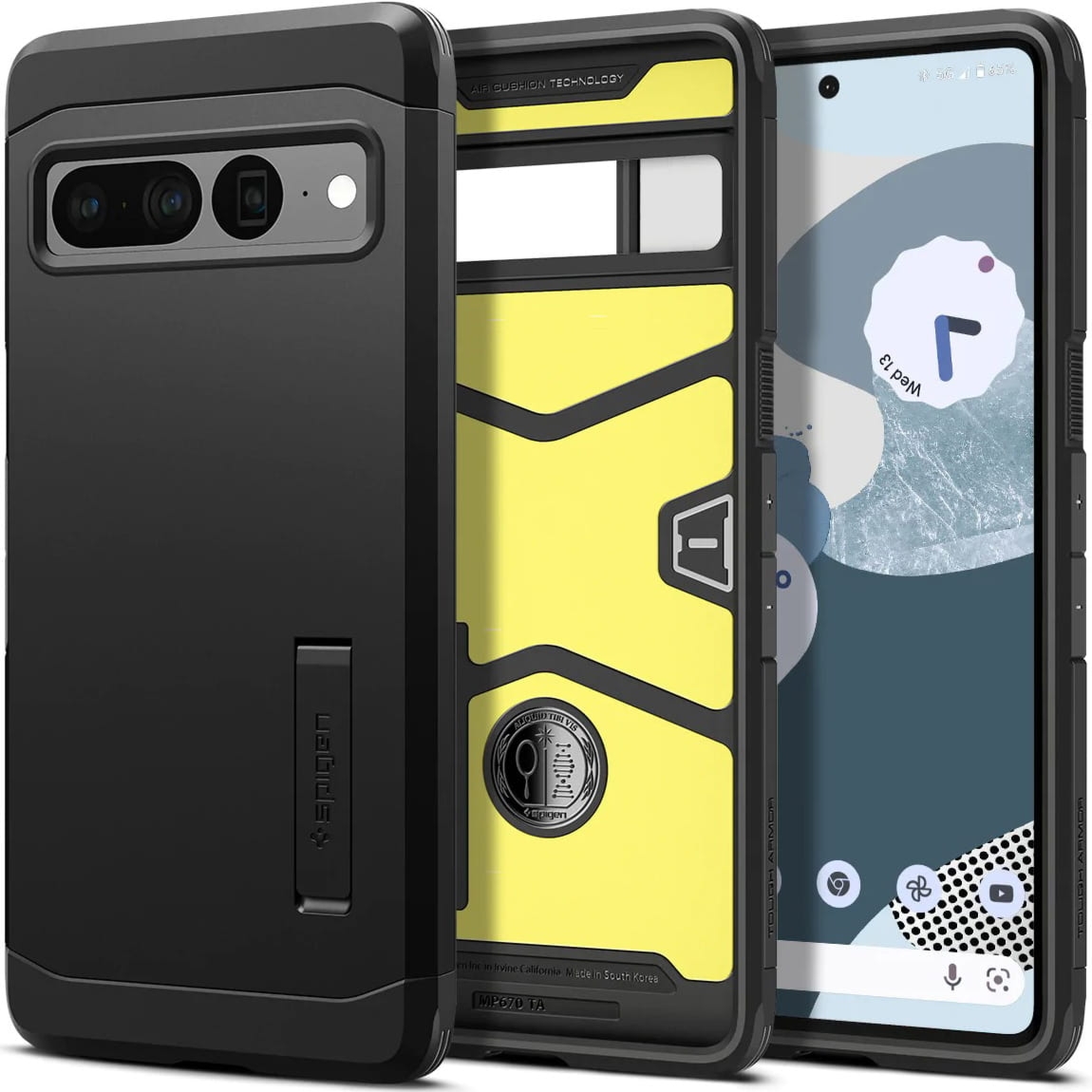 OUTLET: Etui Spigen Tough Armor do Pixel 7 Pro, czarne