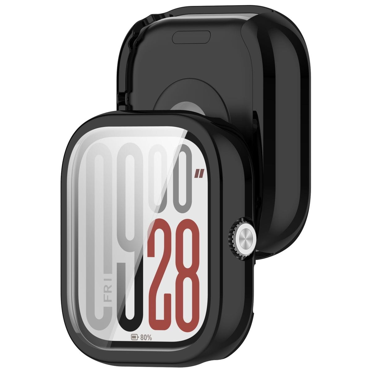 Image of Etui z osłoną ekranu Bizon Case Watch Felipe do Xiaomi Redmi Watch 5, czarne