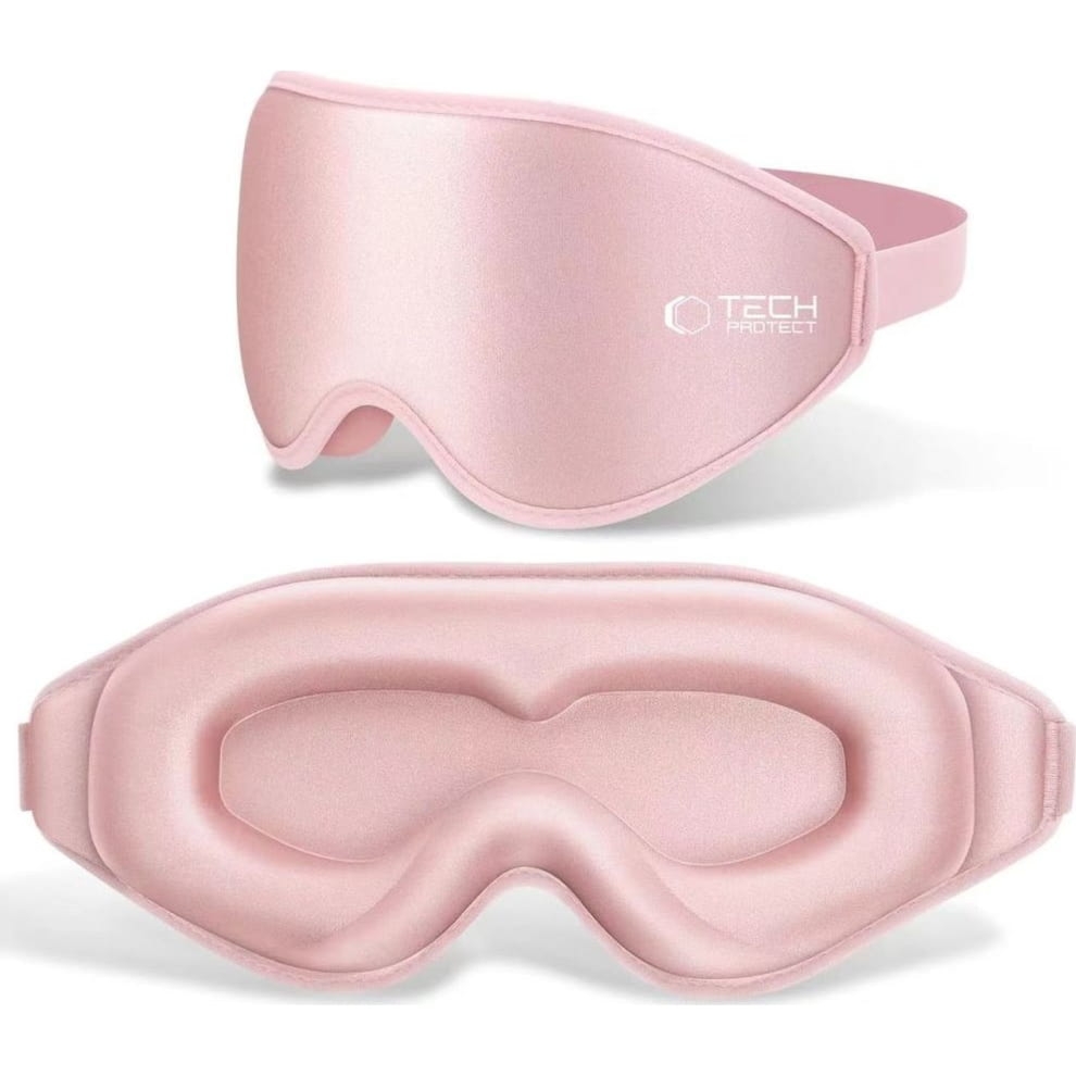 Maska na oczy bezuciskowa Tech-Protect  Eyeshade Sleep, różowa