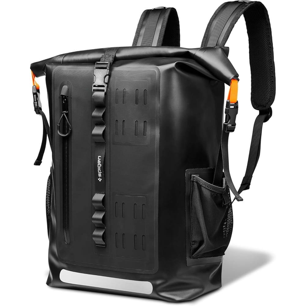 Wodoodporny plecak na laptopa do 16″, Spigen Aqua Shield WaterProof, 35L, czarny