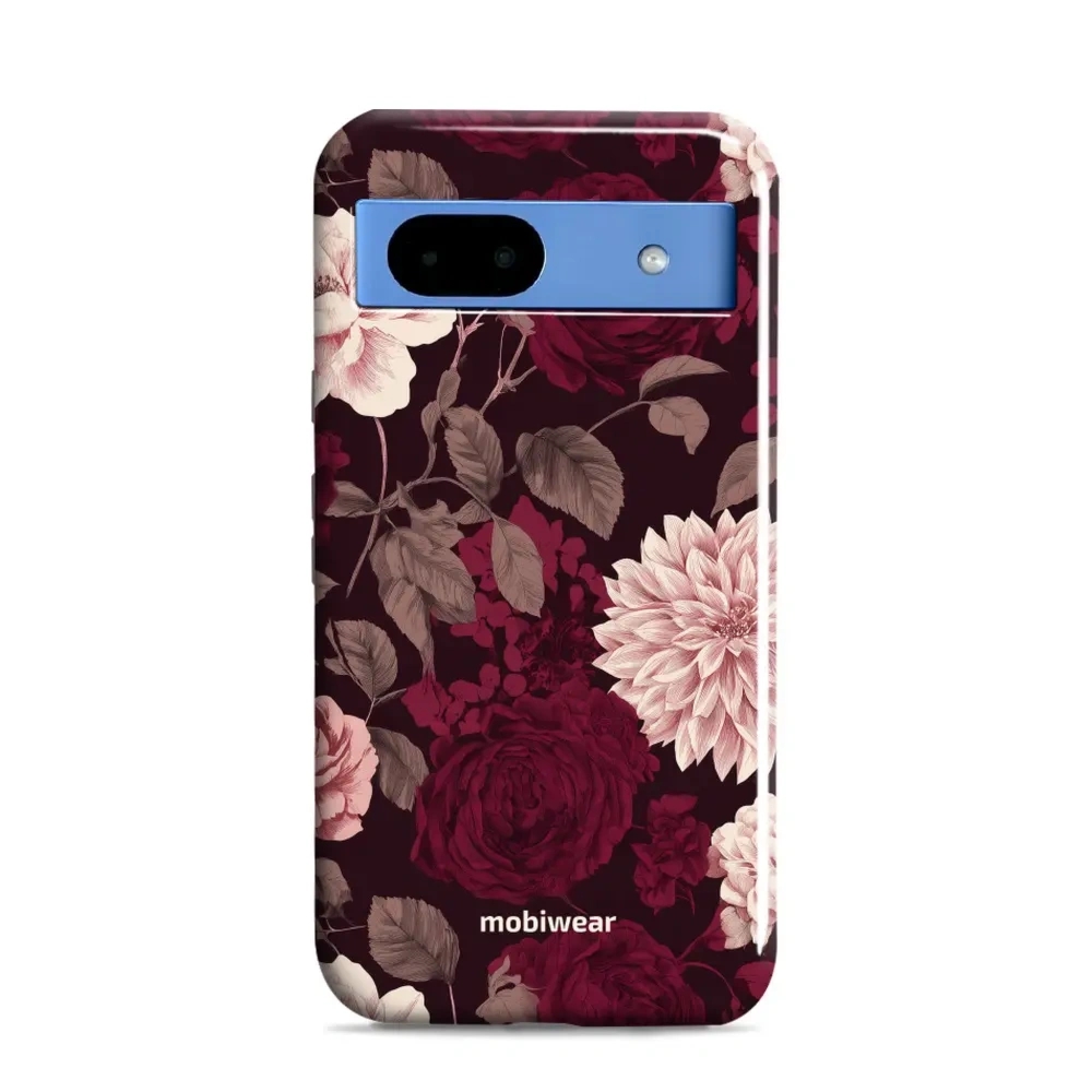 Etui ochronne do Google Pixel 8a, Mobiwear Elite Pro, wino i dalie