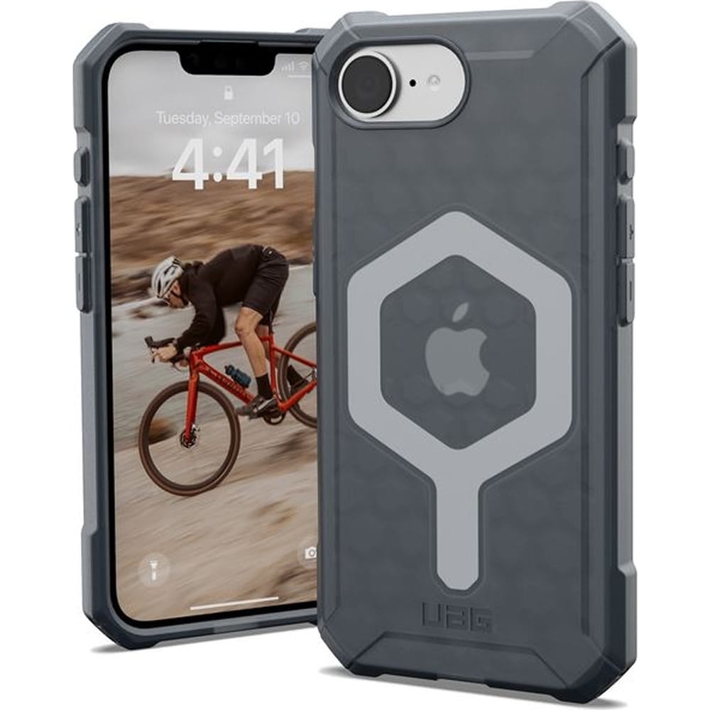 Image of Etui pancerne Urban Armor Gear Essential Armor Mag do iPhone 16e, przydymione