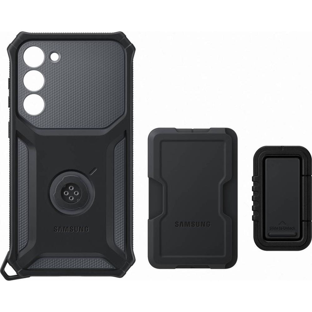 OUTLET: Etui Samsung Rugged Gadget Case do Galaxy S23 Plus, czarno-szare