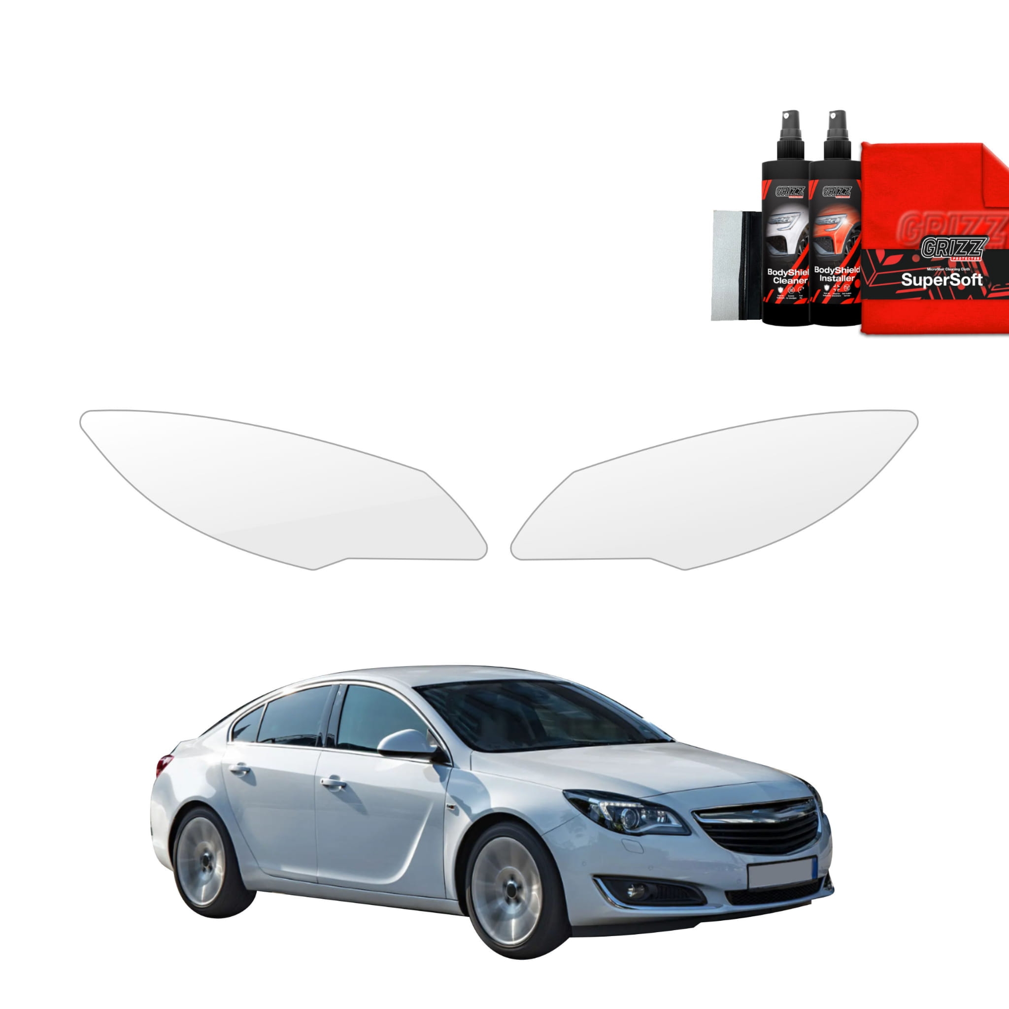 2w1 Folia ochronna na lampy Grizz Protector do Opel Insignia A Sedan Facelifting (2013-2017)