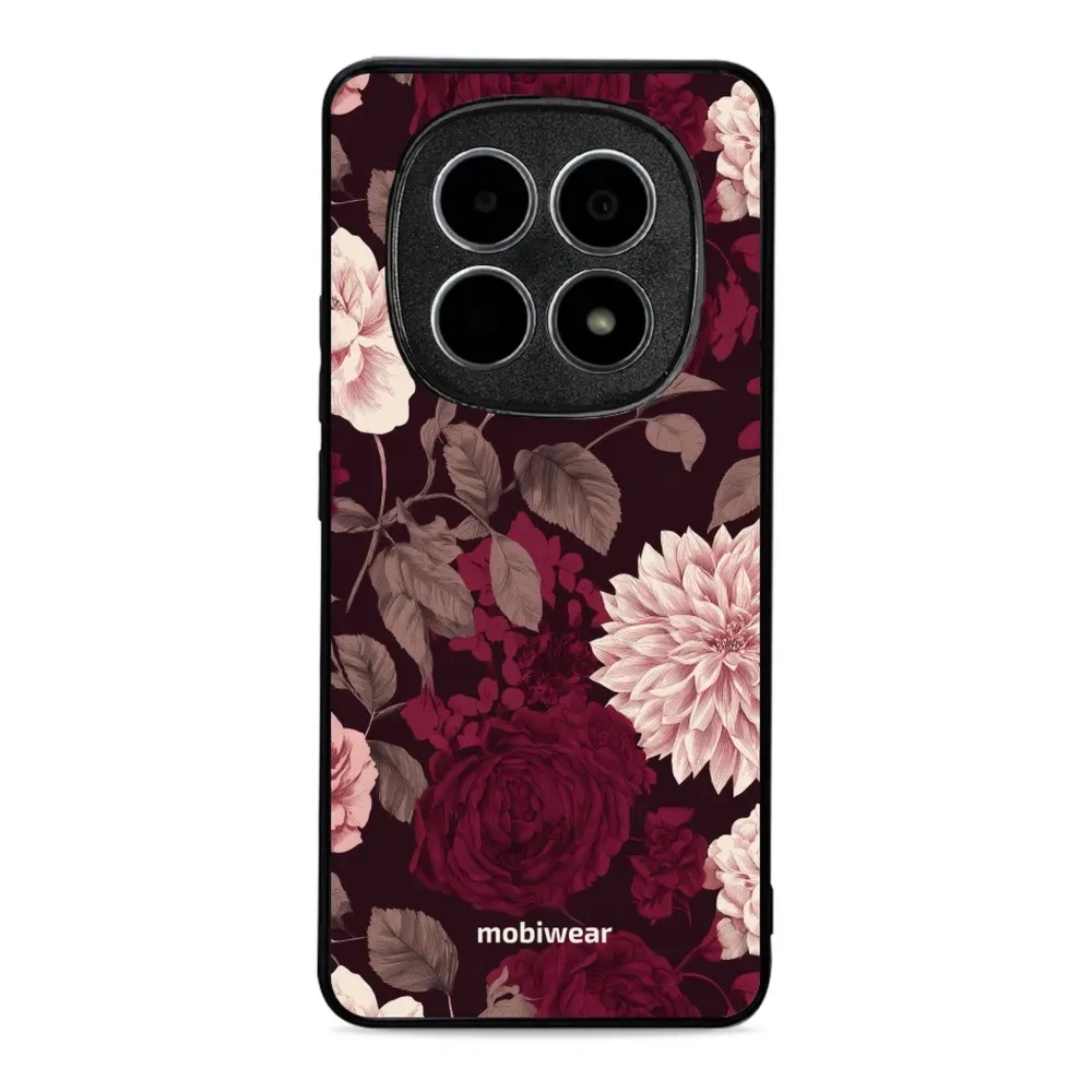 Etui ochronne do Xiaomi POCO M8 5G, Mobiwear Glossy Case, wino i dalie