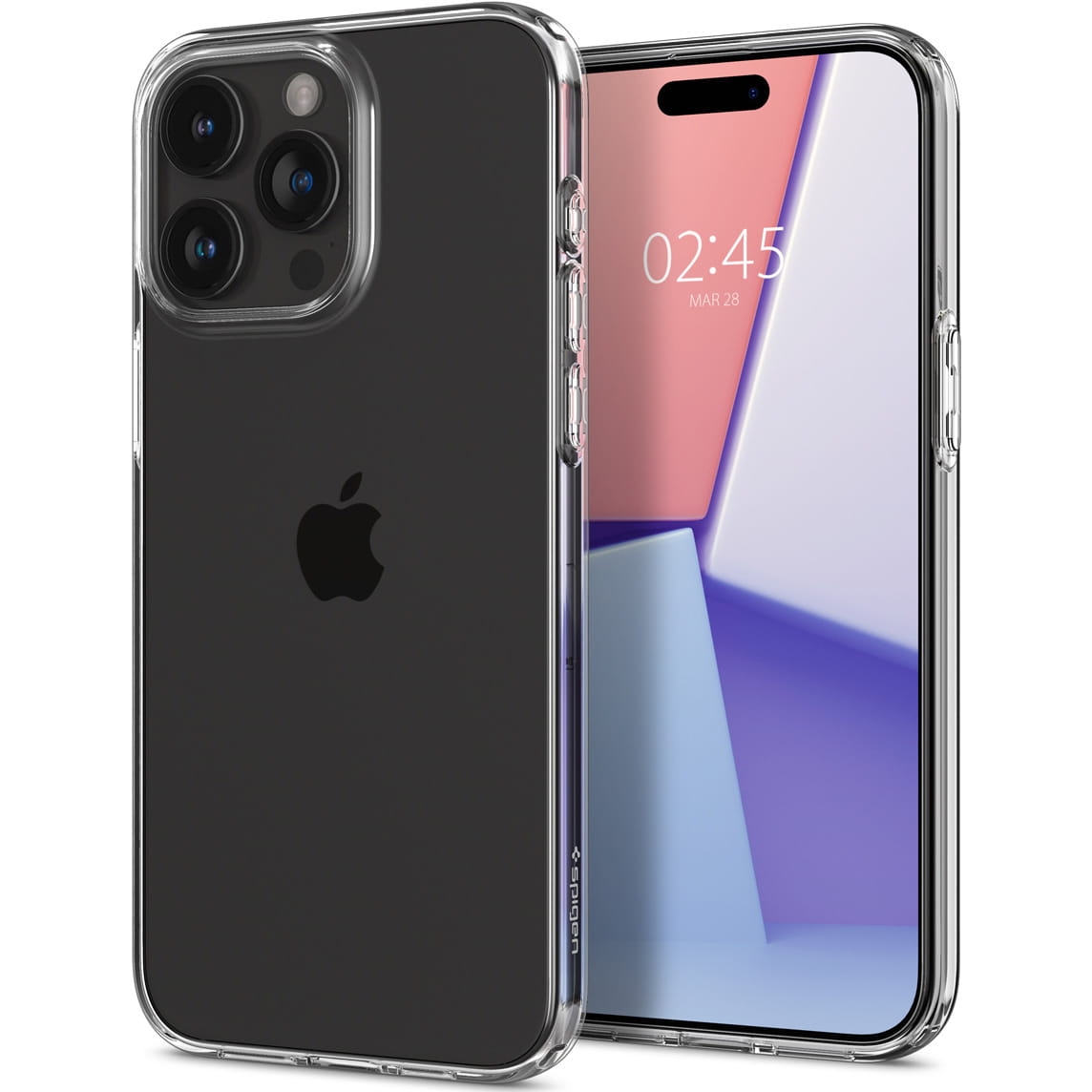 Image of Etui Spigen Liquid Crystal do iPhone 15 Pro Max, przezroczyste
