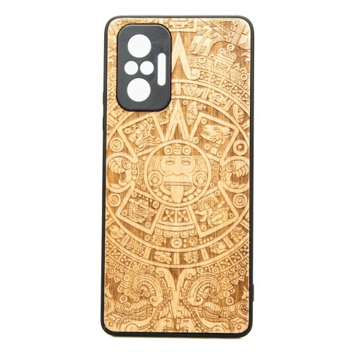 Image of Drewniane etui Bewood do Xiaomi Redmi Note 10 Pro KALENDARZ AZTECKI ANIEGRE