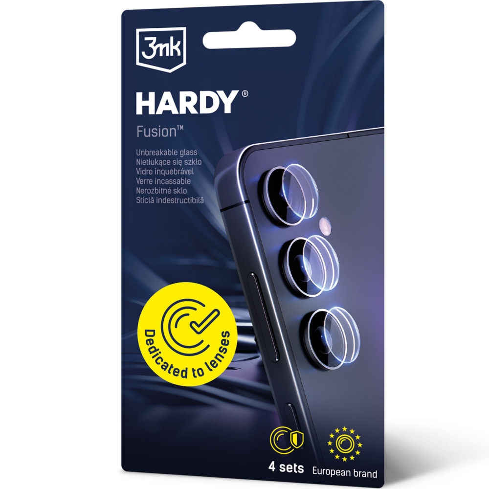 4x Szkło hybrydowe na soczewki aparatu, 3mk Hardy Fusion Lens Protection do Xiaomi 17T Pro