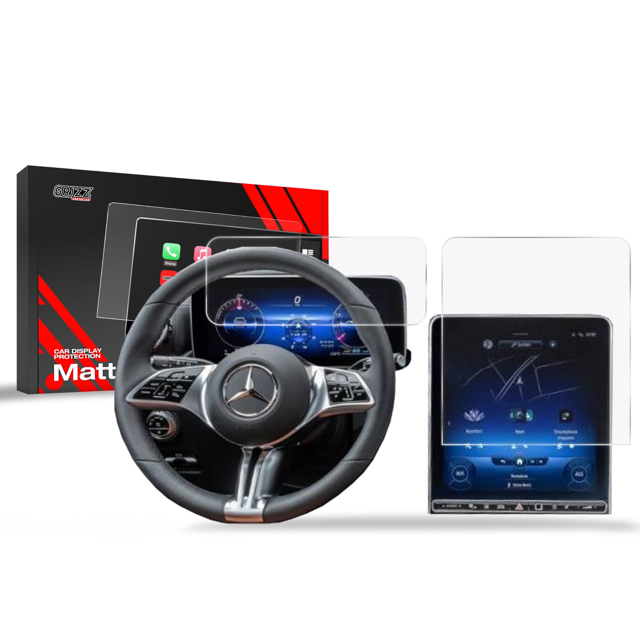 Image of Folia matowa 2w1 Grizz Protector do Mercedes GLC X254 (2022-2025)