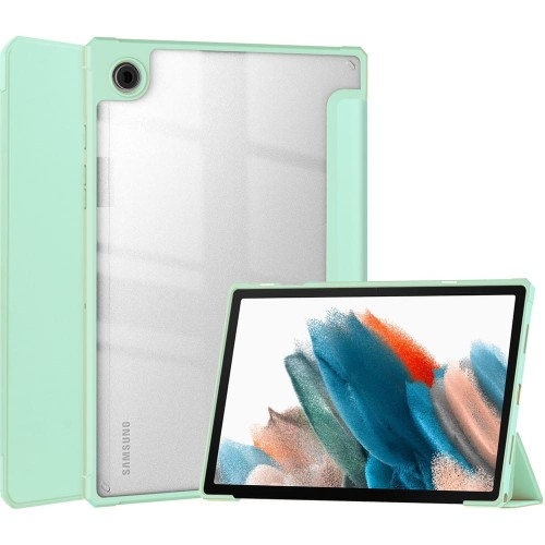 Image of Etui Bizon Case Tab Clear Matt do Galaxy Tab A8 2021, miętowe