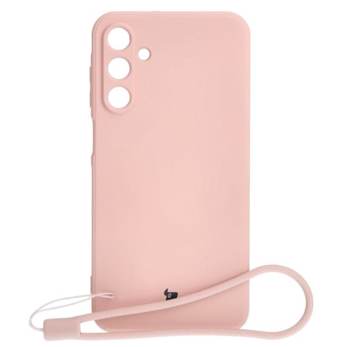 Image of Etui Bizon Case Silicone Sq do Galaxy A15 4G/5G, jasnoróżowe