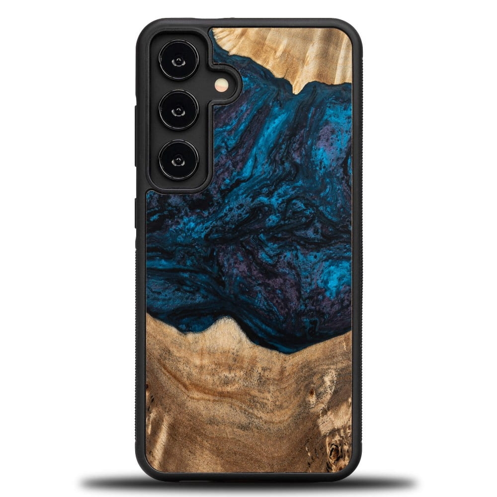 Image of Drewniane etui do Galaxy S25, Bewood Unique Planets Neptun