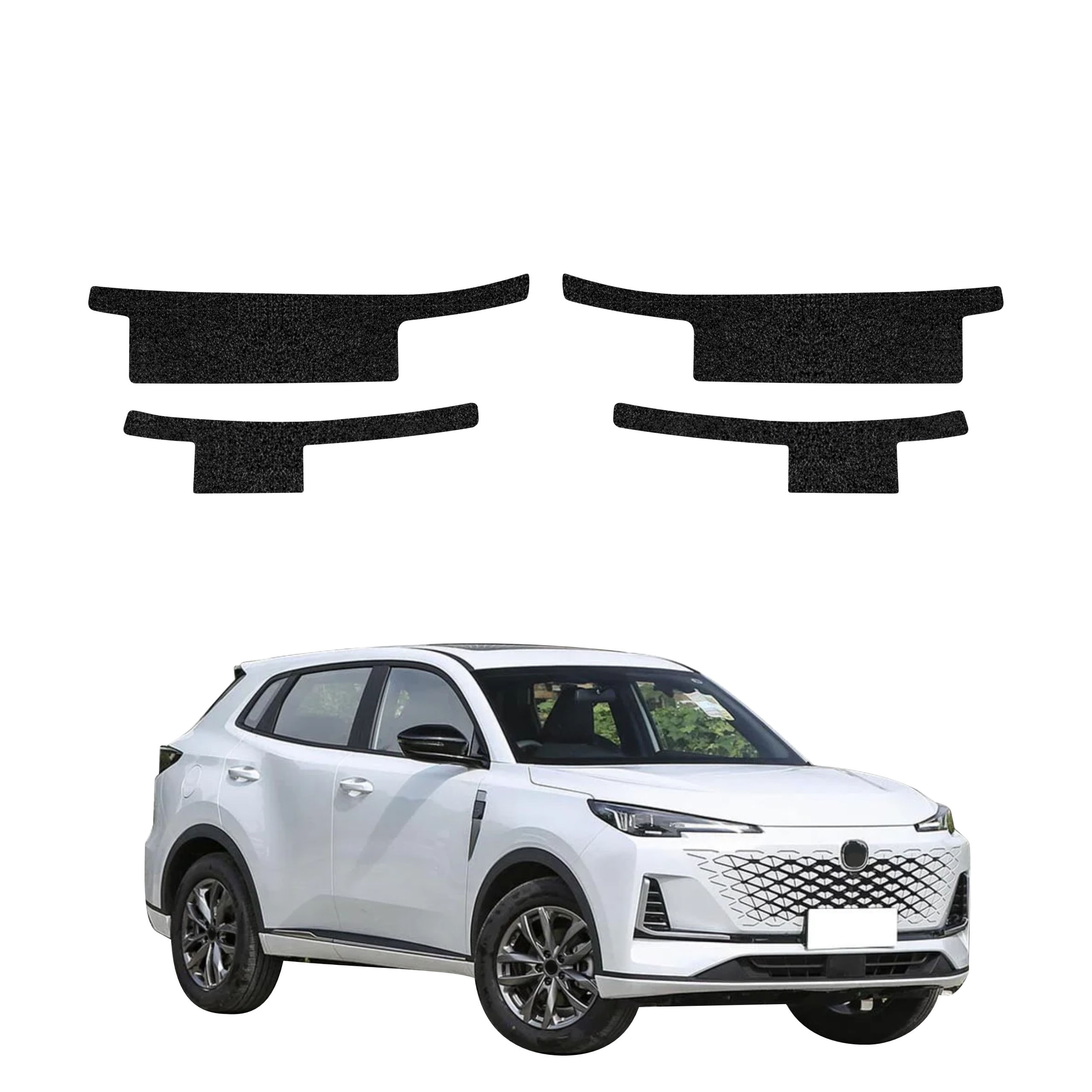 4w1 Czarna powłoka techniczna Grizz Protector na progi Changan CS55 Plus (2026)