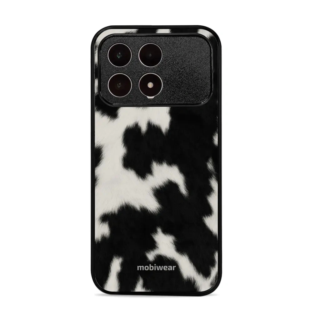 Etui ochronne do Xiaomi POCO F8 Pro, Mobiwear Glossy Case, krowie futerko