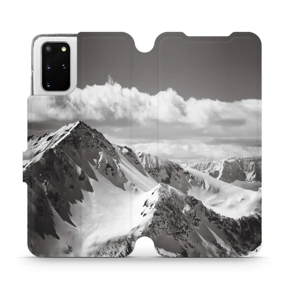 Etui z klapką do Galaxy S20 Plus, Mobiwear Book, górski szczyt