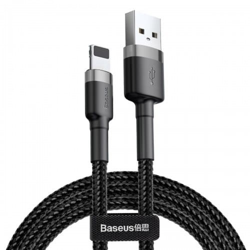Image of Kabel Baseus Cafule USB-A do Lightning 2m, szary