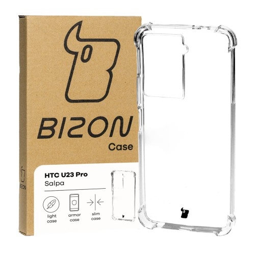 Image of Elastyczne etui Bizon Case Salpa do HTC U23 Pro, przezroczyste