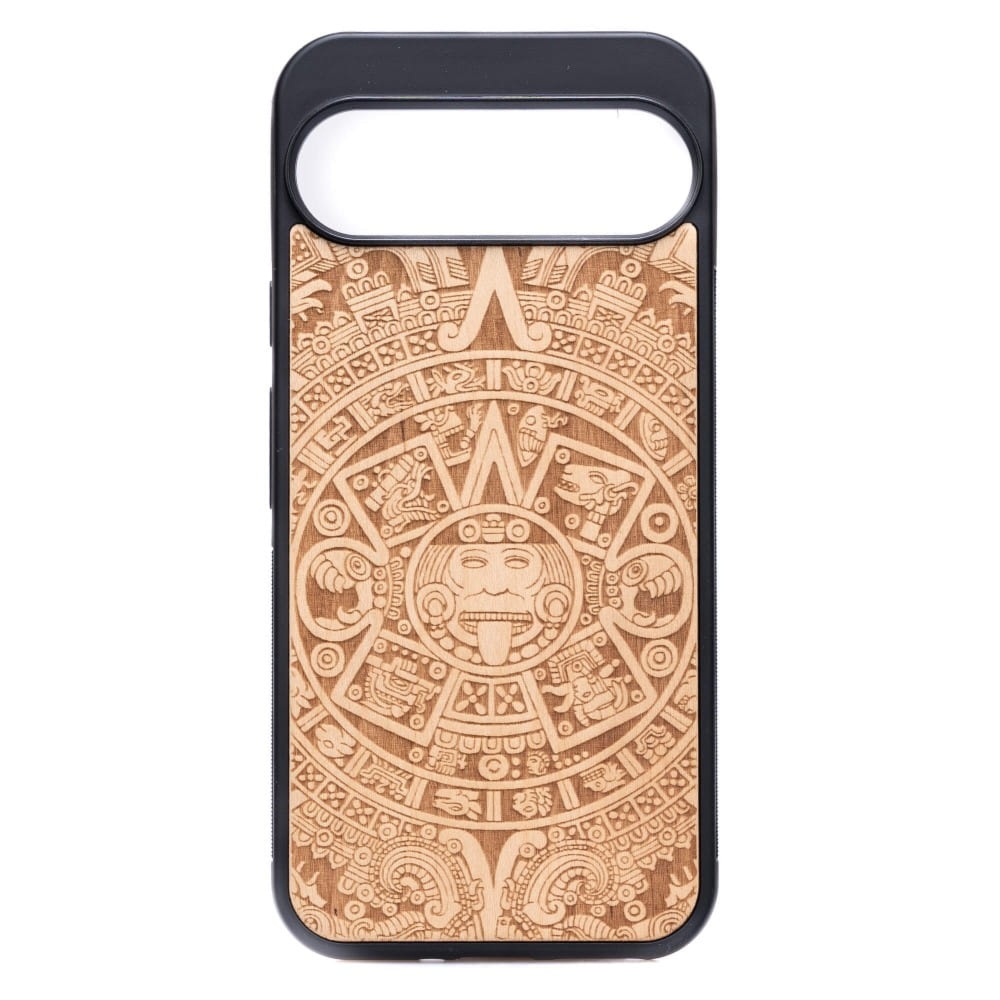 Drewniane etui do Google Pixel 10 Pro XL, Bewood Kalendarz Aztecki Aniegre