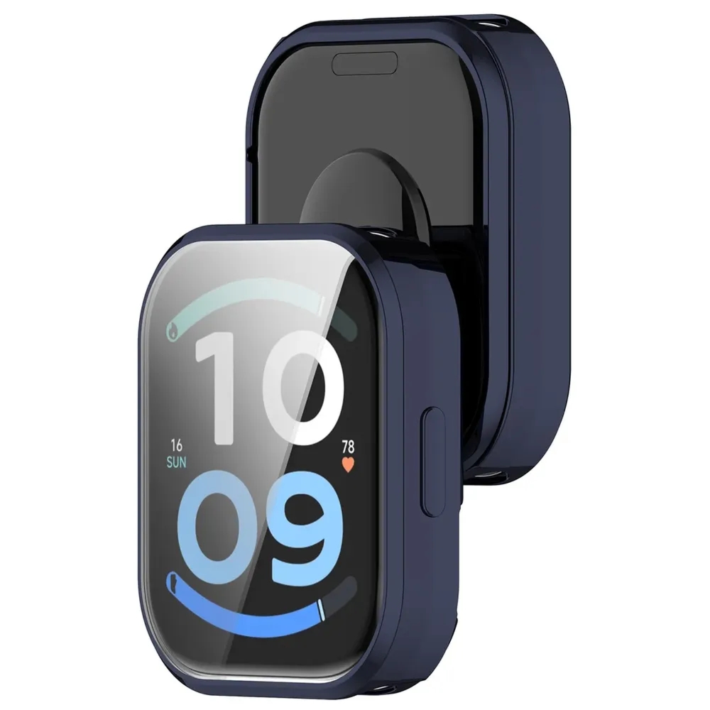 Etui z osłoną ekranu Bizon Case Watch Felipe do Xiaomi Redmi Watch 6 Active, niebieskie
