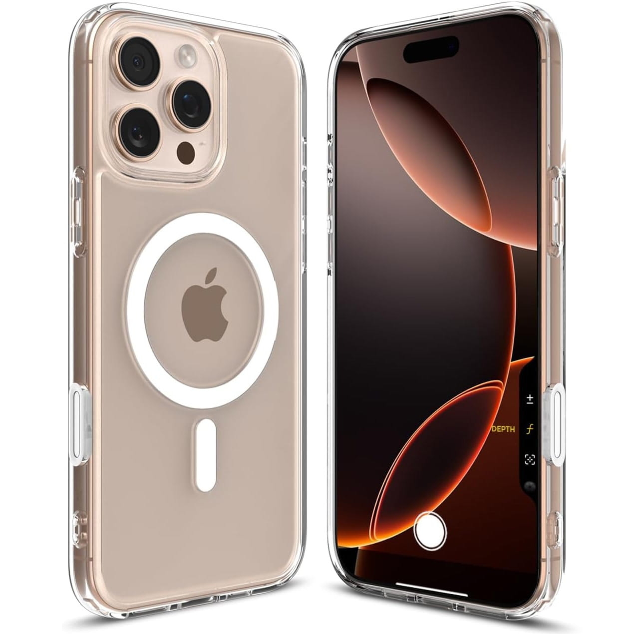 Etui Spigen Ultra Hybrid T Mag (CC) do MagSafe do iPhone 16 Pro, przezroczysto-białe