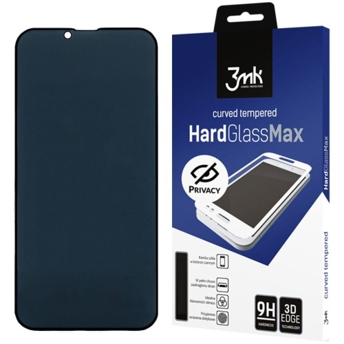 Image of Szkło 3mk HardGlass Max Privacy dla iPhone 13 Pro Max, czarne