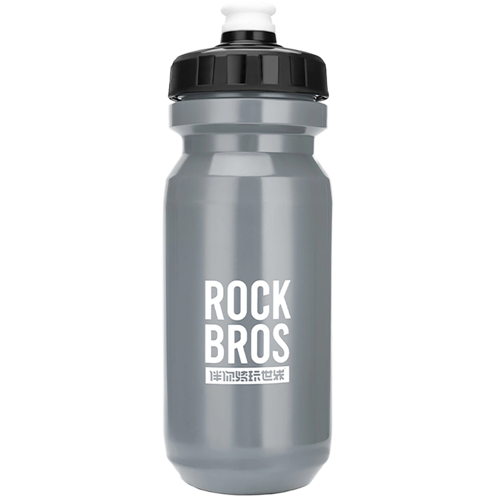 Bidon rowerowy z ustnikiem Rockbros 600ml, szary