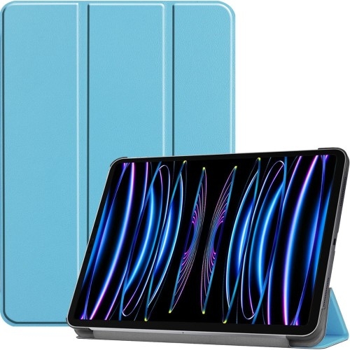 Image of Etui Bizon Case Tab Croc do Apple iPad Pro 11 2022/2021/2020/2018, błękitne